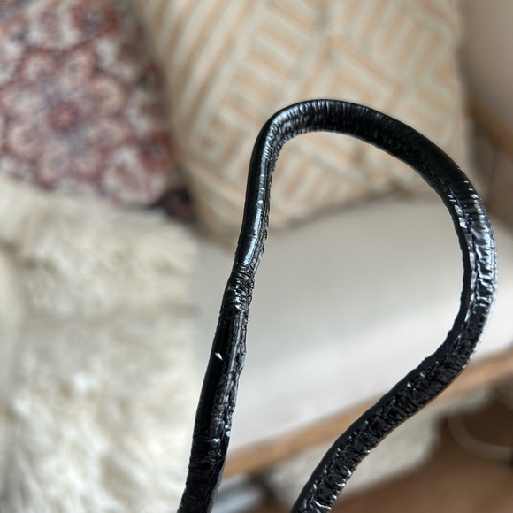 Peter Kent Genuine Leather Tassel Stones Clutch Crossbody Bag - Picture 8 of 8